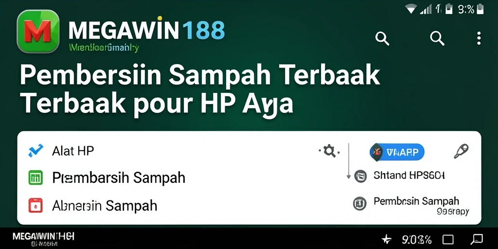 Antarmuka MEGAWIN188 yang bersih dan fungsional untuk pembersihan sampah.